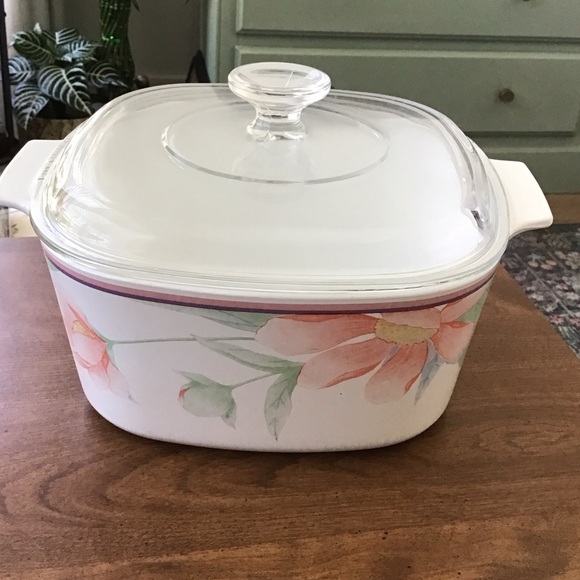Corningware Other - Vintage Corning Ware  "Peony Floral" pattern